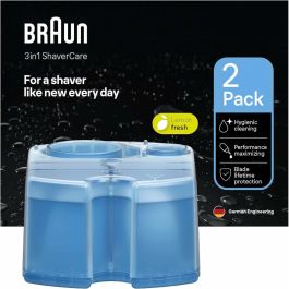 Braun BRA1738450882080 Cartucho de limpieza Clean & Renew CCR2 para estación SmartCare - Paquete de 2