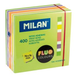 Bloc 400 notas adhesivas colores fluo 76x76mm milan Precio: 3.88999996. SKU: S7908677