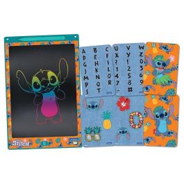 LEXIBOOK Tablet de Dibujo Stitch Disney con 6 Plantillas y Pantalla de 28cm para Dibujar Letras y Héroes, Lápiz Óptico