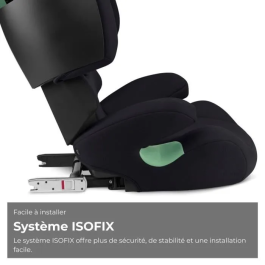 CYBEX Silla de Coche Solution X i-Fix Grupo 2/3 (15-36kg) de 3 a 12 años - Pure Black