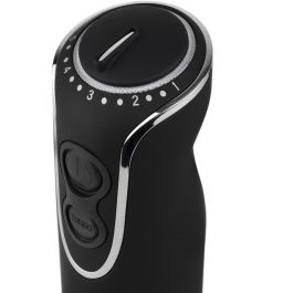 H.Koenig MIX75 Batidora de mano 3 en 1: 850 W, 5 velocidades + Turbo, cuchillas de acero inoxidable, vaso medidor, picadora y varillas.