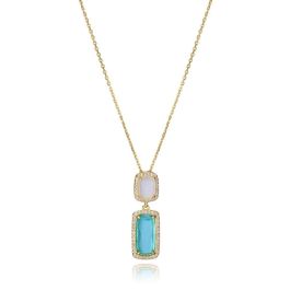 Collar Mujer Viceroy 2305C100-59 Dorado Azul Collar Mujer Viceroy 2305C100-59 Dorado Azul