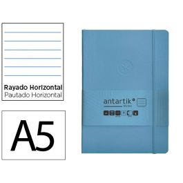 Cuaderno Con Gomilla Antartik Notes Tapa Blanda A5 Hojas Rayas Azul Claro 80 Hojas 80 gr Fsc Precio: 5.50000055. SKU: B1JHL4C29F