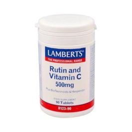 LAMBERTS Rutina + Vitamina C + Bioflavonoides 500mg, 90 comprimidos. Apoya la protección antioxidante. Apto para veganos. Precio: 24.6900005. SKU: B1JJF27KVC