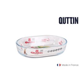 Fuente de vidrio oval Quttin 17x13 cm, 0.6L (6 Unidades) Precio: 22.68999986. SKU: B1JMHXY4PJ