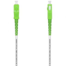 Aisens Latiguillo Fibra Óptica G657A2 3.0mm SC/APC-SC/APC 1.0M Blanco, Monomodo OS2 9/125μm, Kevlar, para Redes 1G/10G/40G/100G Aisens Latiguillo Fibra Óptica G657A2 3.0mm SC/APC-SC/APC 1.0M Blanco, Monomodo OS2 9/125μm, Kevlar, para Redes 1G/10G/40G/100G