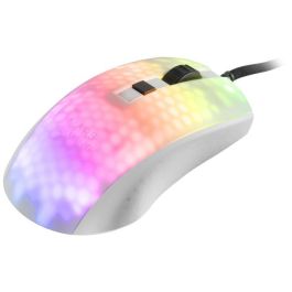 Mars gaming Ratón MMR RGB Translucido Blanco 12800DPI