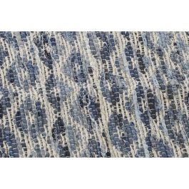 Alfombra Boho DKD Home Decor Azul Blanco 180 x 1 x 120 cm Alfombra Boho DKD Home Decor Azul Blanco 180 x 1 x 120 cm