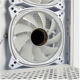 LC-Power LC-715W-ON Midi Tower PC Gaming Blanco ATX/Micro ATX/Mini-ITX Vidrio Templado Ventana Lateral