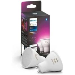 Philips Hue Bulbs LED conectado White & Color Ambiance Gu10, Bluetooth, paquete de 2, trabaja con Alexa, Google y HomeKit Precio: 129.49999953. SKU: S7808913