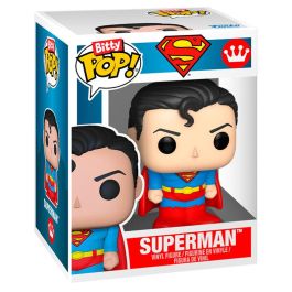 FUNKO Bitty POP! Town DC Comics: Figura Superman en Fortaleza de la Soledad, de vinilo, en estuche de acrílico