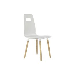 Silla Moderno DKD Home Decor Blanco Marron Claro 50 x 88 x 43 cm Precio: 66.35398. SKU: S3032914