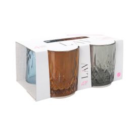 Set de 4 Vasos 330 cc Colores - LAV (6 Cajas)