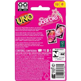 Uno Juego De Cartas Barbie The Movie HPY59 Mattel Games +7 Años