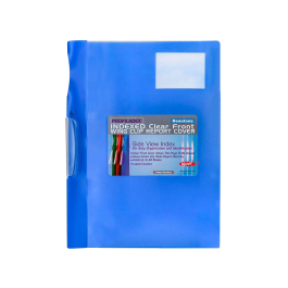 Beautone Carpeta Dossier Pinza Lateral 48382 Polipropileno A4 Azul Pinza Giratoria - Pack 10