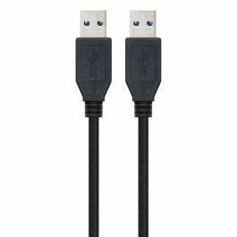 Cable USB 3.0 A a USB A NANOCABLE 10.01.1002-BK Negro 2 m (1 unidad)