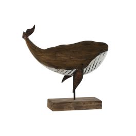 DKD Home Decor Figura Marron Blanco 6.5 x 26 x 29 cm (2 Unidades) Paulownia Metal Precio: 22.49999961. SKU: B139S58ZA5