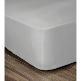 LOVELY HOME Sábana ajustable 100% algodón 90x190x30 cm gris claro Precio: 20.78999978. SKU: B1DZ8QLTRC
