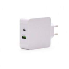 TooQ TQWC-2SC03WT Cargador de Pared Doble Puerto USB-C PD + USB A QC3.0, 48W Blanco Precio: 15.79000027. SKU: S0220983