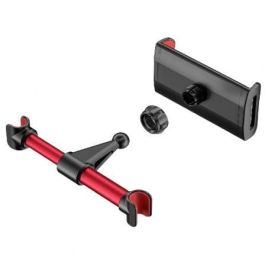 Aisens Soporte de Coche Ajustable para Reposacabezas, Compatible con Teléfonos y Tablets de 5 a 12 Pulgadas, Negro-Rojo Aisens Soporte de Coche Ajustable para Reposacabezas, Compatible con Teléfonos y Tablets de 5 a 12 Pulgadas, Negro-Rojo