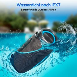 Medion AAAPX09234 Altavoz Bluetooth L 50W, 47h de batería, Protección IPX7 y Efectos de Iluminación RGB