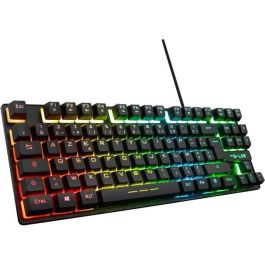 Teclado Gaming - AZERTY - THE G-LAB - Keyz CAESIUM-TKL - Sin Teclado Numérico - Retroiluminado - Negro Precio: 41.59000021. SKU: S7178041