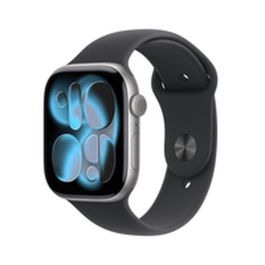Apple Watch S11 Cellular 46mm Aluminio Gris Espacial con Correa Deportiva Negra M/L