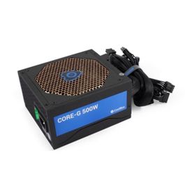 Coolbox Fuente de Alimentación ATX 500W 80Plus Gold, Ventilador 140mm, Full Range, 6 SATA, 3 Molex, 2 PCI-e