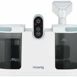 Hkoenig TWT88 Limpiador textil con agua caliente, 1600 ml, 290 ml/min, 1200 W, Blanco