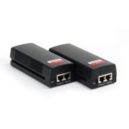 LevelOne Inyector PoE POI-2002 Ethernet Rápido 10/100 Mbit/s IEEE 802.3af Negro 52V