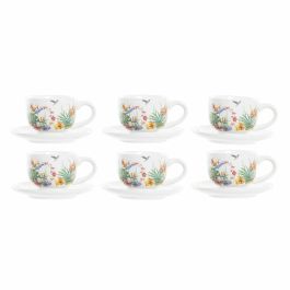 Cafe Tropical DKD Home Decor Multicolor 18 x 20 x 20 cm Set de 6