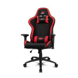 DRIFT DR110BR silla para videojuegos Butaca para jugar Asiento acolchado Negro, Rojo