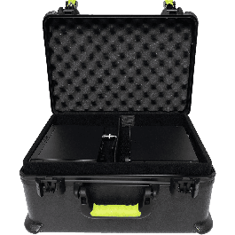 SBG Estuche de Transporte para 7 Micrófonos HF y Accesorios, Cierre TSA para Viaje