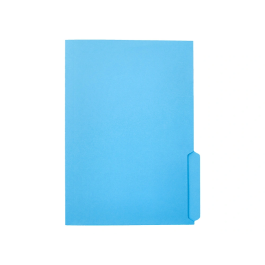 Liderpapel Subcarpeta Cartulina DIN A4 Pestaña Derecha 240g/m² Azul