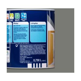 Bruguer Esmalte Acrílico Multisuperficie Gris Perla Satinado 750ml, Interior/Exterior, Secado Rápido, Sin Olor