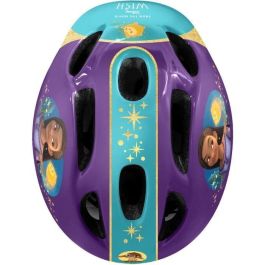 Casco deportivo - DISNEY - WISH - Talla S - Circunferencia de cabeza ajustable 53/56cm - Ventilación y espuma interna para mayor comodidad