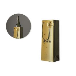 Bismark 333674 Bolsa para Botella de Regalo Reyes Magos Dorada Papel Lujo 12x33,7x10 cm Precio: 6.89000015. SKU: B17QVTQ7YV