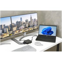 Kensington MD120U4 Replicador de Puertos Portátil USB4, 4K, 100W Alimentación Pass-Through, HDMI, USB-C, USB-A, Ethernet