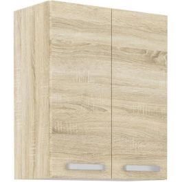 Mueble alto con 2 puertas batientes - Decoración roble Sonoma - L 60 cm x Pr 31,6 x Al 72 cm - LASSEN Precio: 106.78999958. SKU: B1E7H9WT5V