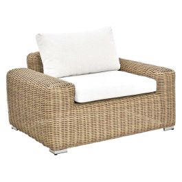 Sillon Terraza Y Jardin DKD Home Decor Marron Claro Beige 87 x 63 x 111 cm