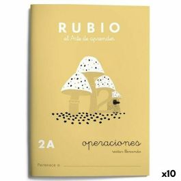 Cuaderno de matemáticas Rubio Nº2A A5 Español 20 Hojas (10 Unidades)