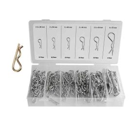 Benson Kit de 150 pasadores de seguridad de acero en color metálico, tamaños varios Precio: 10.89. SKU: S7916090