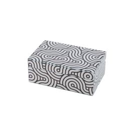 Caja-Joyero Romimex Blanco Negro Vidrio 25 x 11 x 18 cm Precio: 32.99000023. SKU: B1JZGG535R