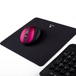 NGS KILIMBLACK Alfombrilla de ratón de tela y goma de 250 x 210 mm, antideslizante, superficie optimizada para gaming y diseño