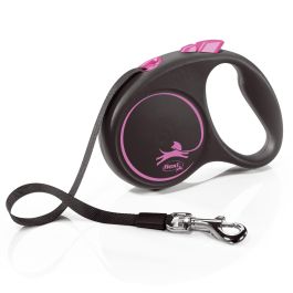 Correa Flexi Black Design S Cinta 5M Rosa Correa Flexi Black Design S Cinta 5M Rosa