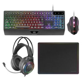 Mars Gaming Kit Combo Gaming MCP124PRO - Teclado Mecánico RGB H-Mech, Ratón 3200 DPI, Auriculares y Alfombrilla Gaming - Compatible con PC, PS4, PS5, Xbox Precio: 35.78999952. SKU: B137LCJ8RS
