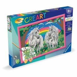 Ravensburger Kit de pintura por números Unicorn Land 25849, 31 x 21 cm, a partir de 9 años