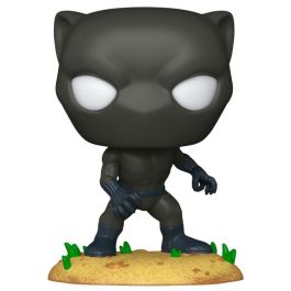 FUNKO Figura POP Comic Cover Marvel Black Panther de vinilo 9cm