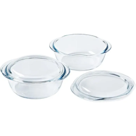 Pyrex 3426470296465 Juego de 2 Cazuelas de Vidrio Redondas 1 L Precio: 41.50000041. SKU: B1D664X55F