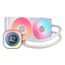 Corsair CW-9061025-WW Refrigeración Líquida iCUE LINK TITAN 240 RX LCD para CPU, 2 Ventiladores RX120 RGB, Blanco, Intel LGA 1851/AM5 Precio: 260.58999956. SKU: B1JTB2XSQ5